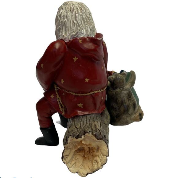 Clause Whiskers Stocking Stuffer Santa Figurine - Picture 4 of 7